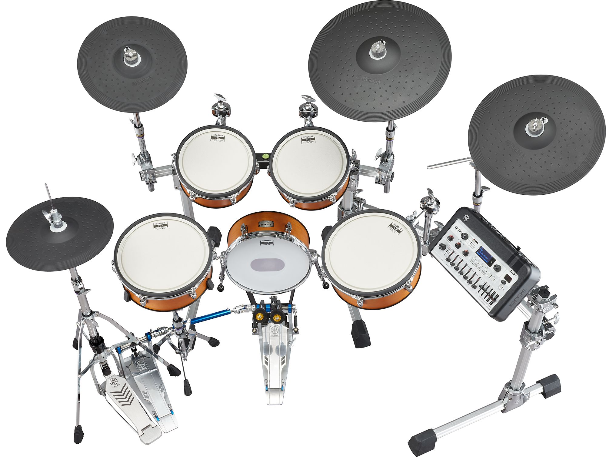 Yamaha Dtx10-km Electronic Drum Kit Mesh Black Forrest - Kit Batterie Électronique - Variation 1