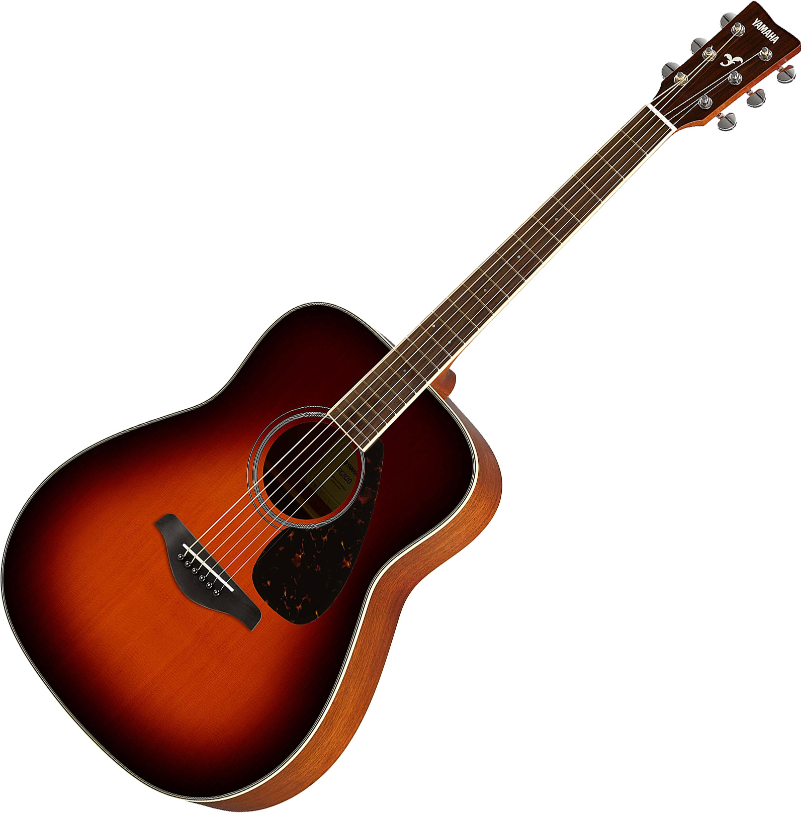 Guitare acoustique Yamaha FG820 BS - brown sunburst
