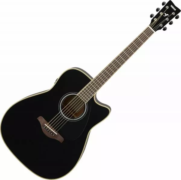 Guitare acoustique Yamaha FGC-TA TRANSACOUSTIC - Black