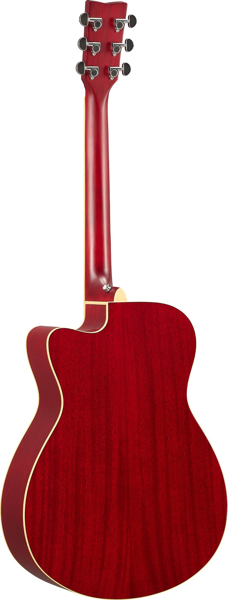 Yamaha Fsc-ta Transacoustic Cutaway Epicea Acajou Rw - Ruby Red - Guitare Acoustique - Variation 1