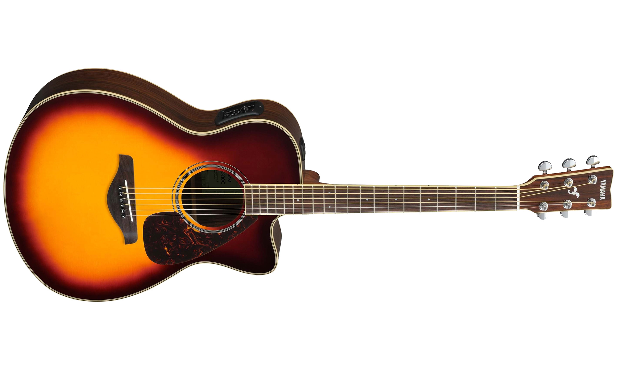 Yamaha Fsx830c Bs 2016 Concert - Brown Sunburst - Guitare Electro Acoustique - Variation 1