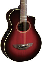 Guitare acoustique voyage Yamaha APXT2 - Dark red burst