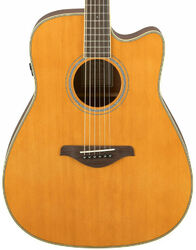 Guitare acoustique Yamaha FGC-TA TRANSACOUSTIC - Vintage tint