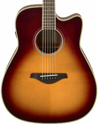 Guitare acoustique Yamaha FGC-TA TRANSACOUSTIC - Brown sunburst