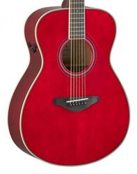 Guitare acoustique Yamaha FS-TA Transacoustic - Ruby red