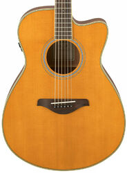 Guitare acoustique Yamaha FSC-TA TRANSACOUSTIC - Vintage tint