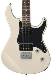 Guitare électrique forme str Yamaha Pacifica PAC311H - Vintage white