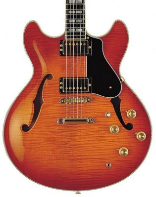 Guitare électrique 1/2 caisse Yamaha SA2200 VS - Violin sunburst