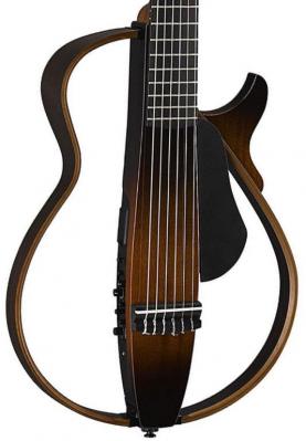 Guitare classique format 4/4 Yamaha Silent Guitar SLG200N - Tobacco brown sunburst gloss