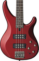 Basse électrique solid body Yamaha TRBX304 - Candy apple red