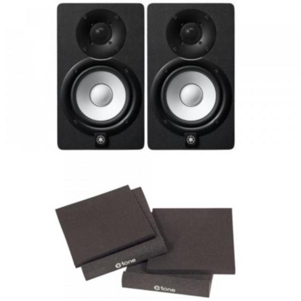 Pack home studio Yamaha HS5 Black (la paire) + Mousses isolantes