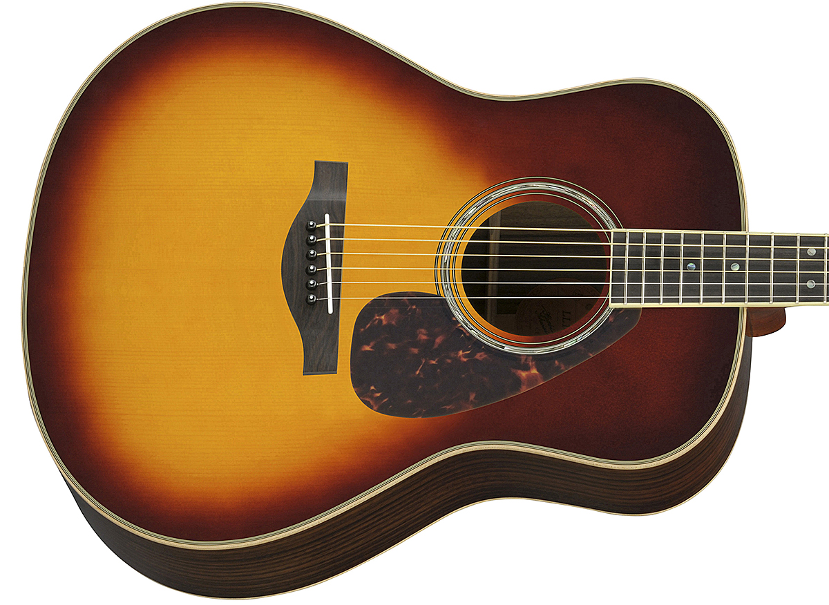 Yamaha Ll16 Are Jumbo Epicea Palissandre Eb - Brown Sunburst - Guitare Electro Acoustique - Variation 2
