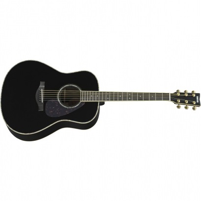 Yamaha Ll16d Are Deluxe Jumbo Epicea Palissandre Eb - Black - Guitare Electro Acoustique - Variation 1