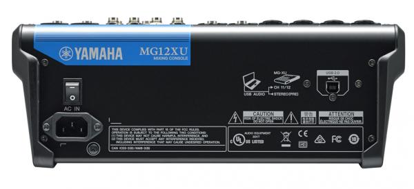 Table de mixage analogique Yamaha MG12XU