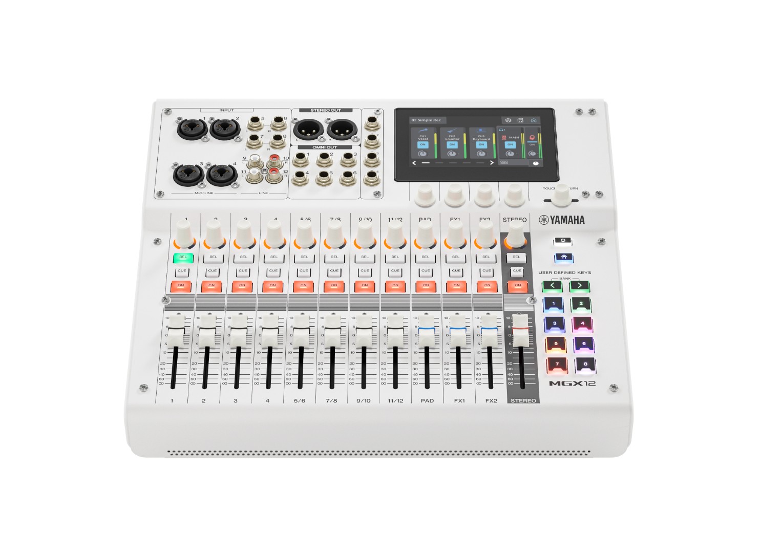 Yamaha Mgx12 White - Table De Mixage NumÉrique - Variation 2