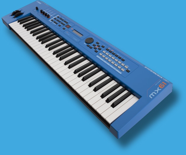 Synthétiseur Yamaha MX 61 Bleu