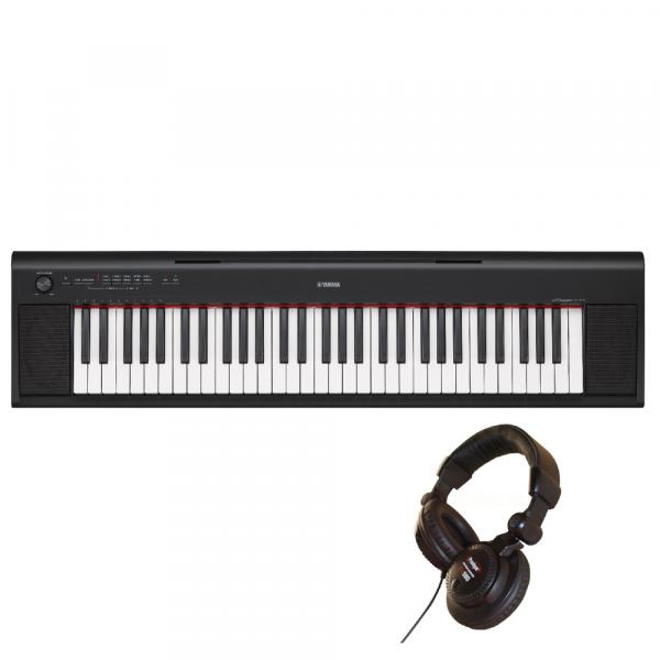 Piano numérique portable Yamaha NP-12 black + PRODIPE PRO580 - Black