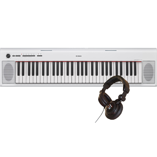 Piano numérique portable Yamaha NP-12 white + PRODIPE PRO580 - White