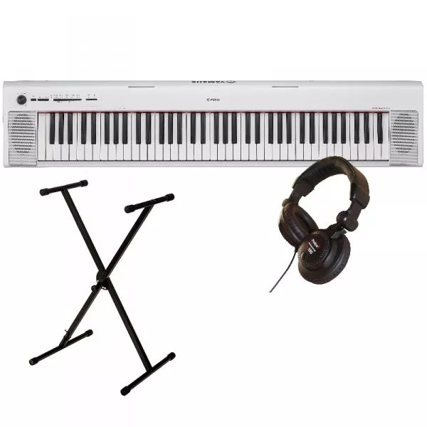 Pack clavier Yamaha NP-32 white + Stand X+ Casque Pro 580
