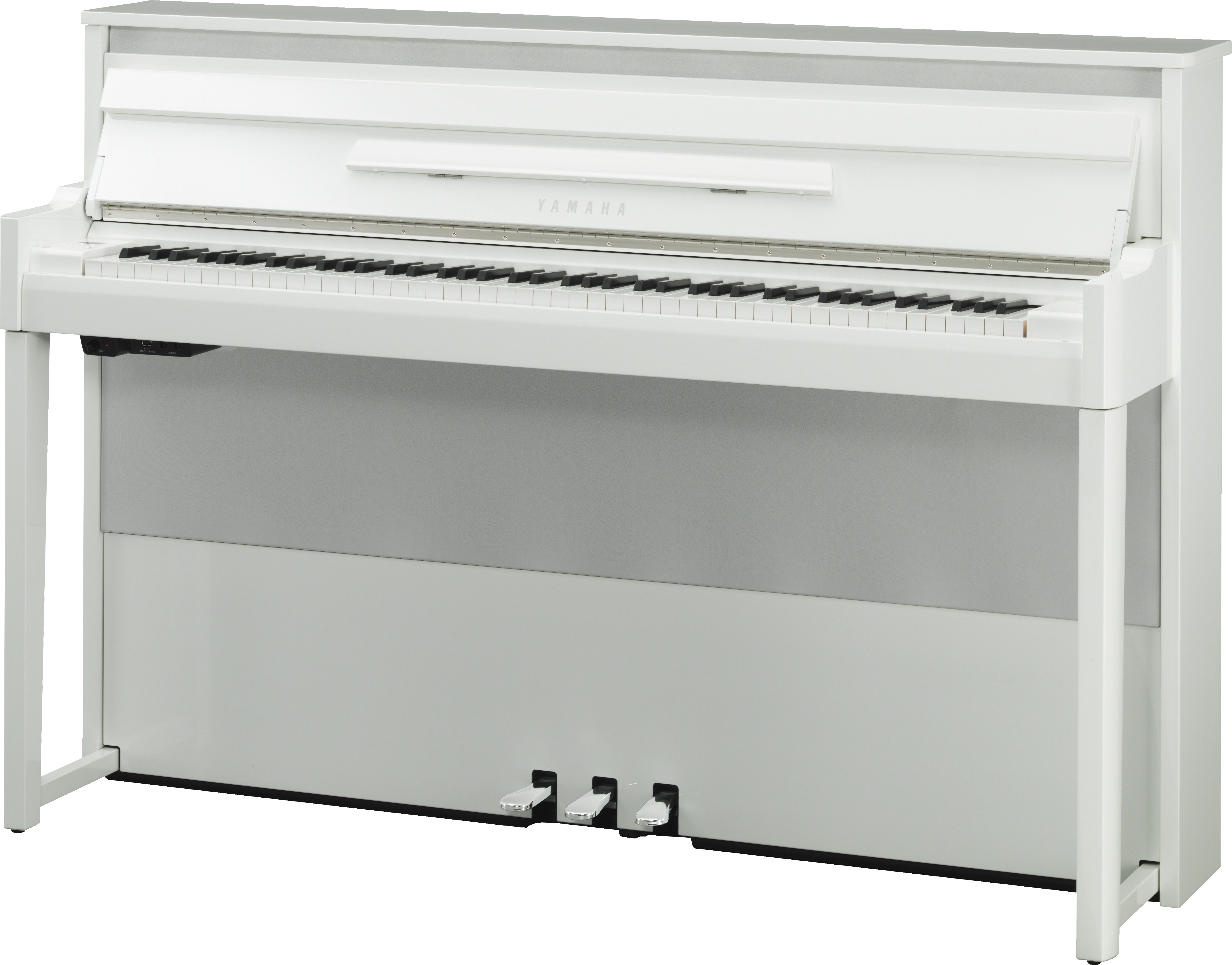 NU1 PWH - blanc laqué Piano numérique meuble Yamaha