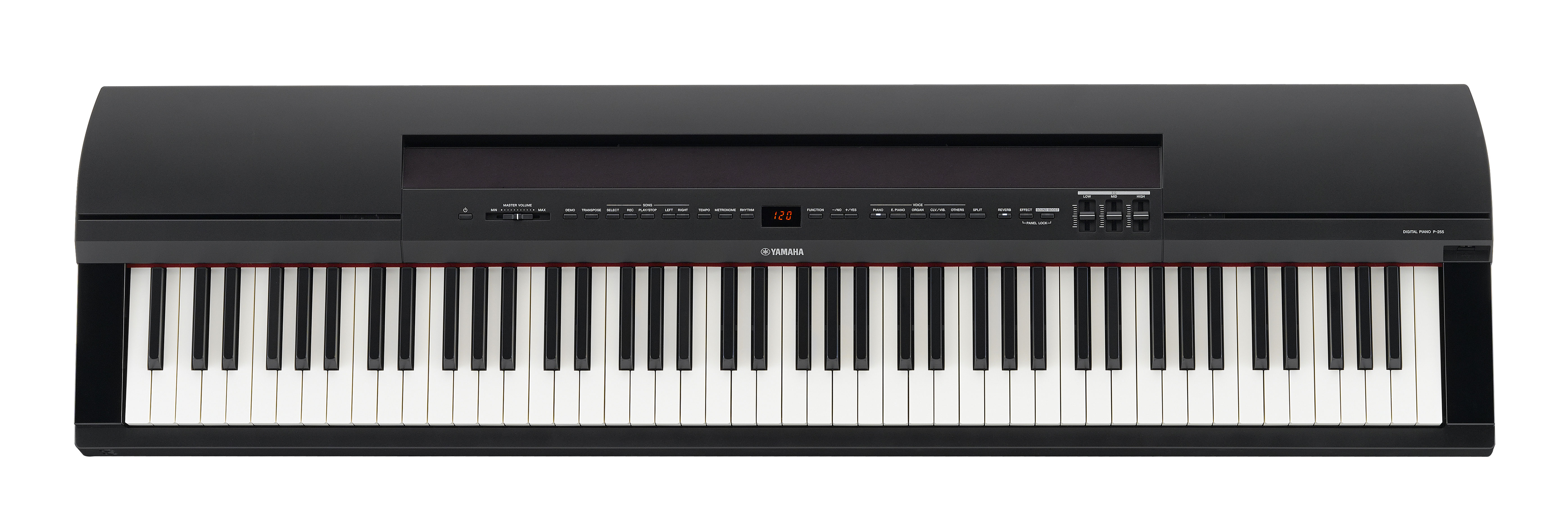 Piano numérique portable Yamaha P255 black