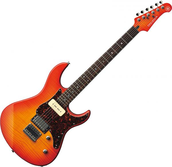 Guitare électrique solid body Yamaha Pacifica PAC611HFM - Light amber burst