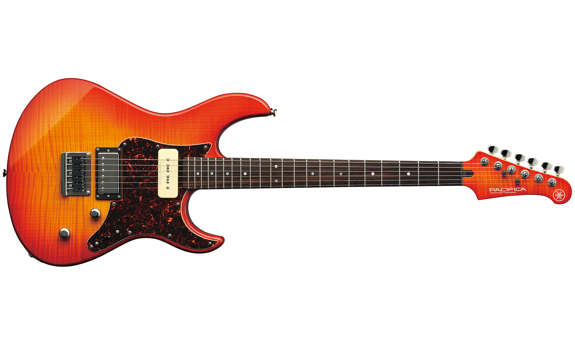 Yamaha Pacifica Pac611hfm Lab Rw - Light Amber Burst - Guitare Électrique Forme Str - Variation 1