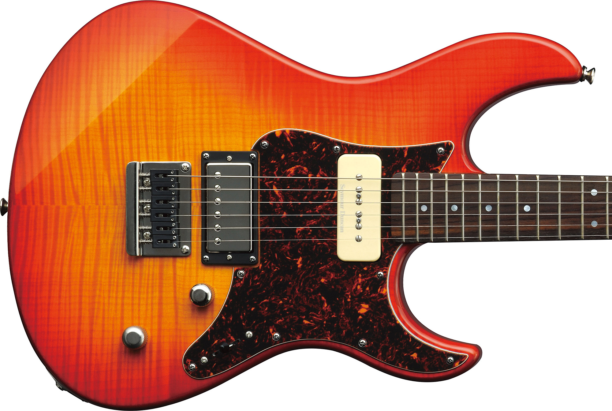 Yamaha Pacifica Pac611hfm Lab Rw - Light Amber Burst - Guitare Électrique Forme Str - Variation 2