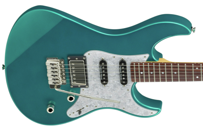 Yamaha Pacifica Pac612viix Hss Seymour Duncan Trem Rw - Teal Green Metallic - Guitare Électrique Forme Str - Variation 2