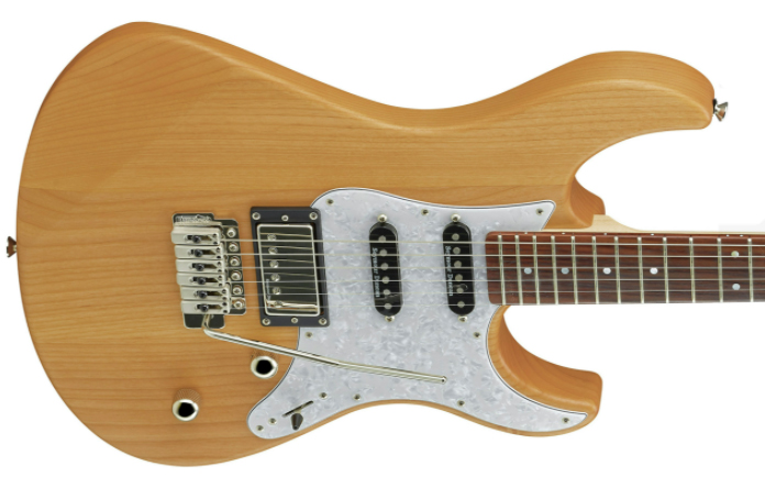 Yamaha Pacifica Pac612viix Hss Seymour Duncan Trem Rw - Yellow Natural Satin - Guitare Électrique Forme Str - Variation 2