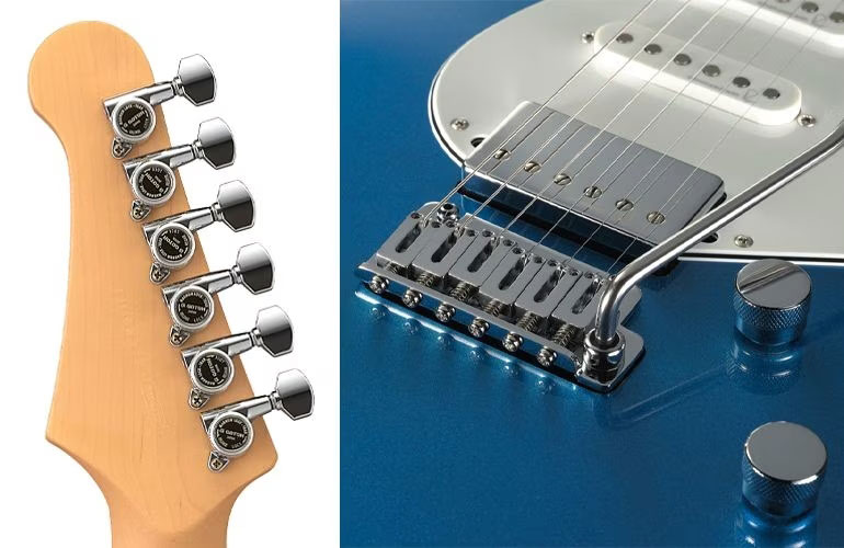 Yamaha Pacifica Standard Plus Pacs+12 Trem Hss Rw - Sparkle Blue - Guitare Électrique Forme Str - Variation 2