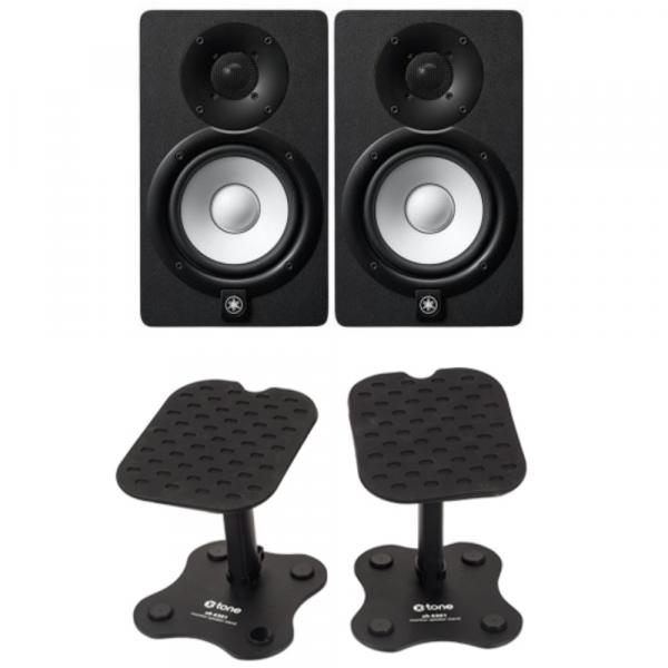 HS5 Black (la paire) + Stands Pack home estudio Yamaha