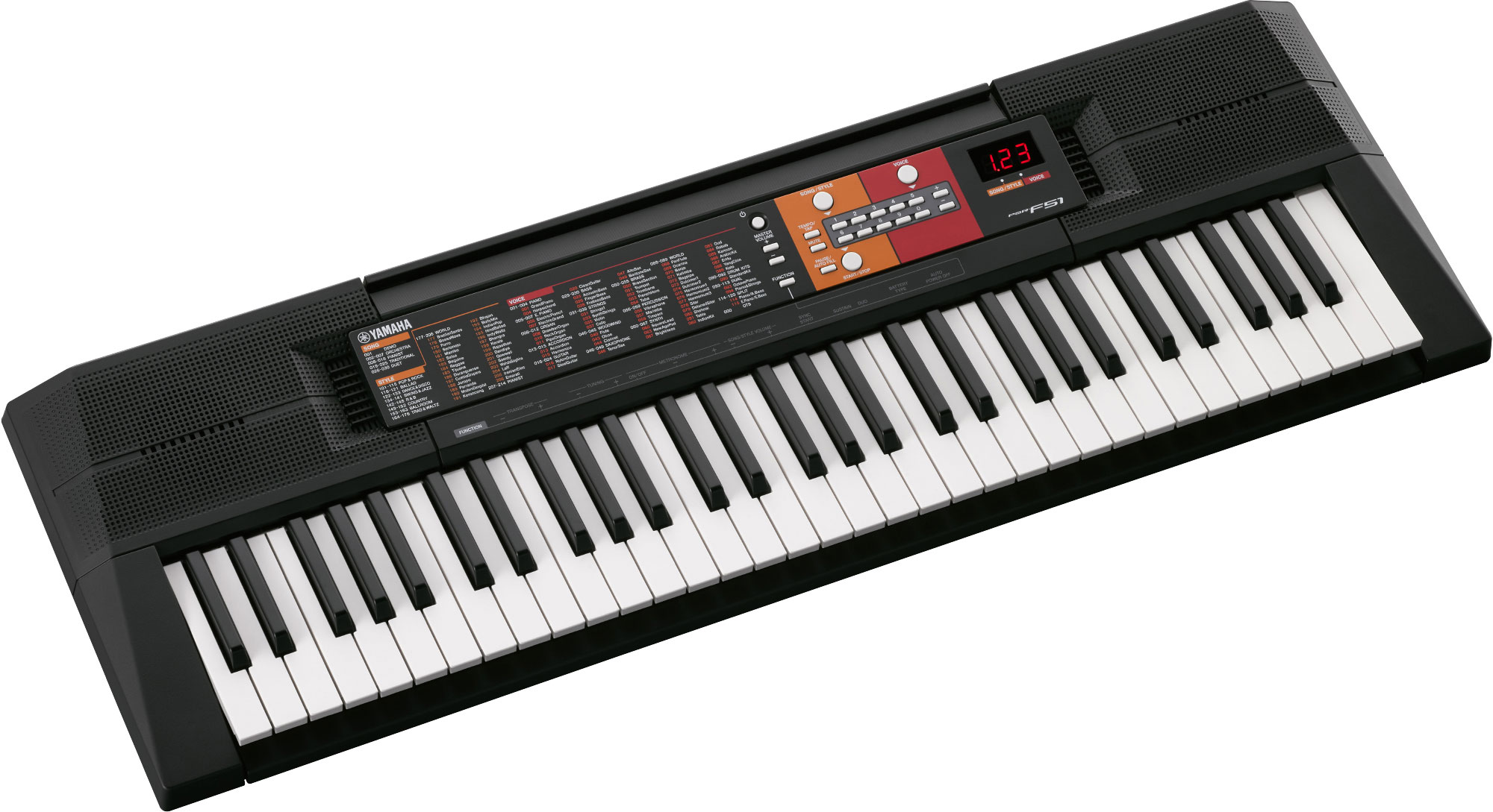 Yamaha PSR-F52 kit débutant clavier