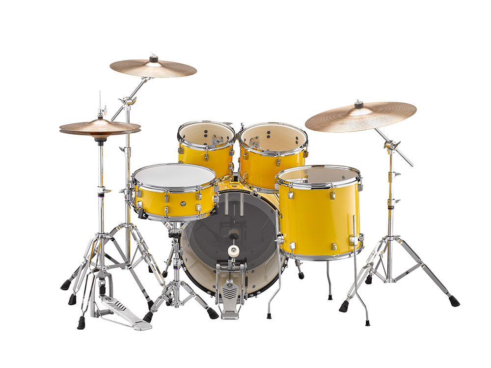 Yamaha Rydeen Stage 22 + Cymbales - 4 FÛts - Mellow Yellow - Batterie Acoustique Stage - Variation 1