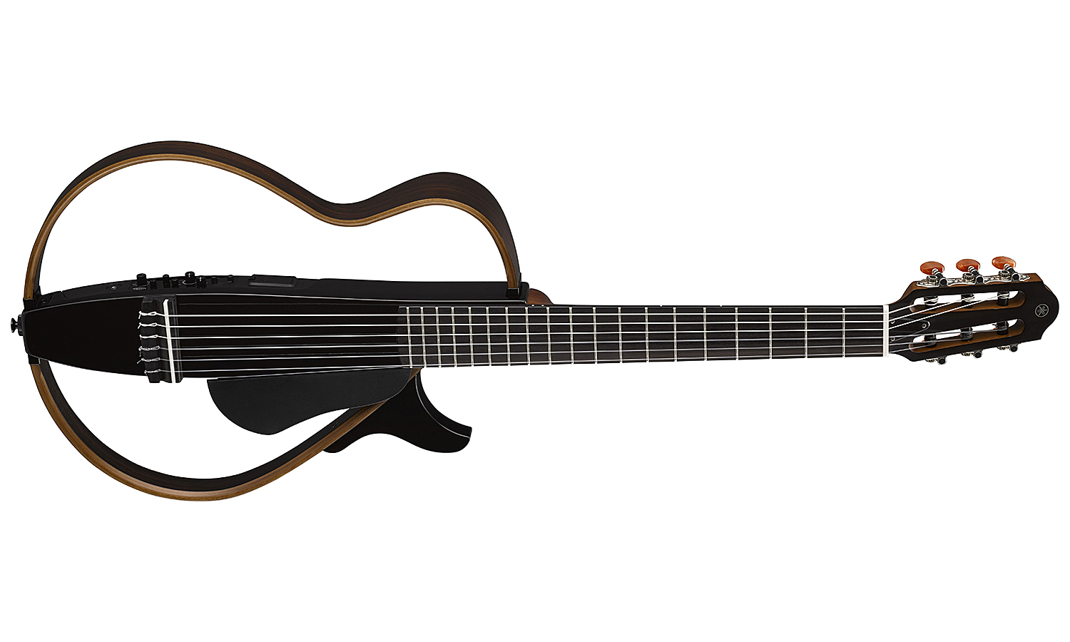 Yamaha Silent Guitar Slg200n - Translucent Black Gloss - Guitare Classique Format 4/4 - Variation 1