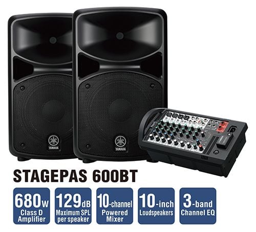 Yamaha Stagepas 600bt - Sono Portable - Variation 7
