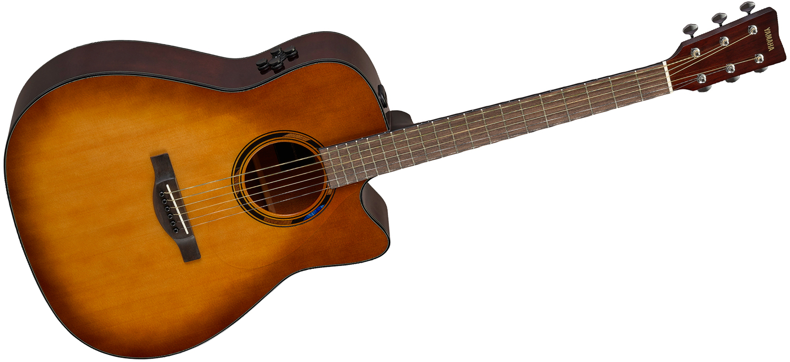 Yamaha Tag1c Dreadnought Epicea Acajou Noy - Sand Burst - Guitare Folk - Variation 1