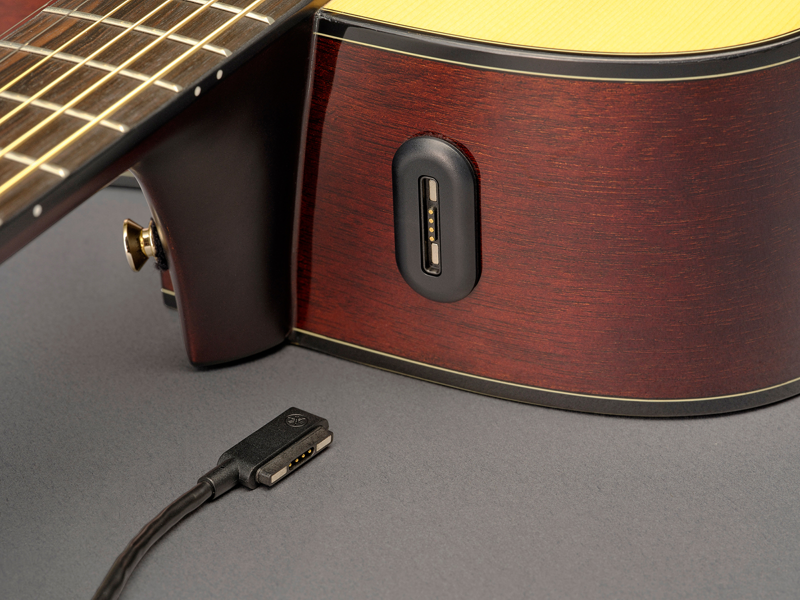 Yamaha Tag3c Transacoustic Dreadnought Cw Epicea Acajou Eb - Sand Burst - Guitare Folk - Variation 7