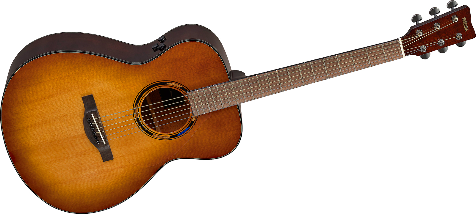 Yamaha Tas1e Transacoustic Concert Epicea Acajou Noy - Sand Burst - Guitare Folk - Variation 1