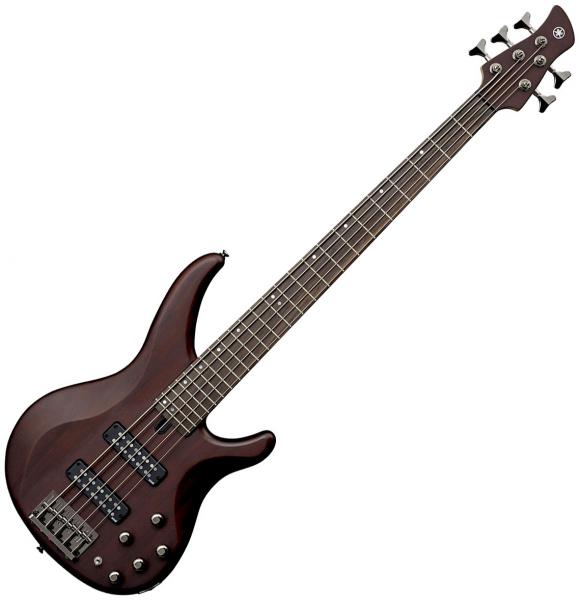 Yamaha TRBX505 TBN - translucent brown Solid body electric bass brown