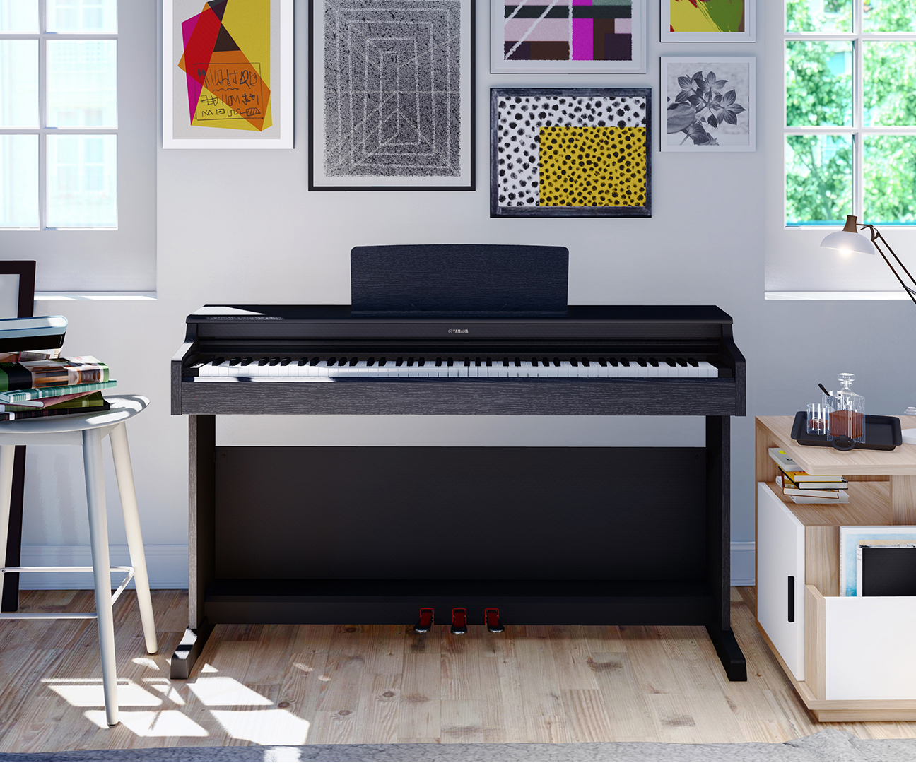 Yamaha Ydp-164 Arius - Black - Piano NumÉrique Meuble - Variation 2
