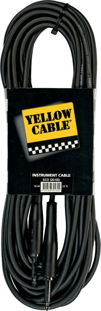 Yellow Cable G610d Jack Jack 10m - - CÂble - Main picture
