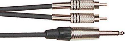 Yellow Cable K02 2 Rca Male Vers Jack Male Mono 3 Metres - CÂble - Main picture