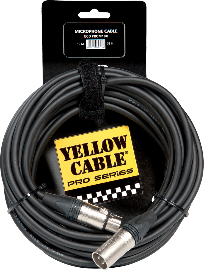 Yellow Cable Xlr M Xlr F 10m - CÂble - Main picture