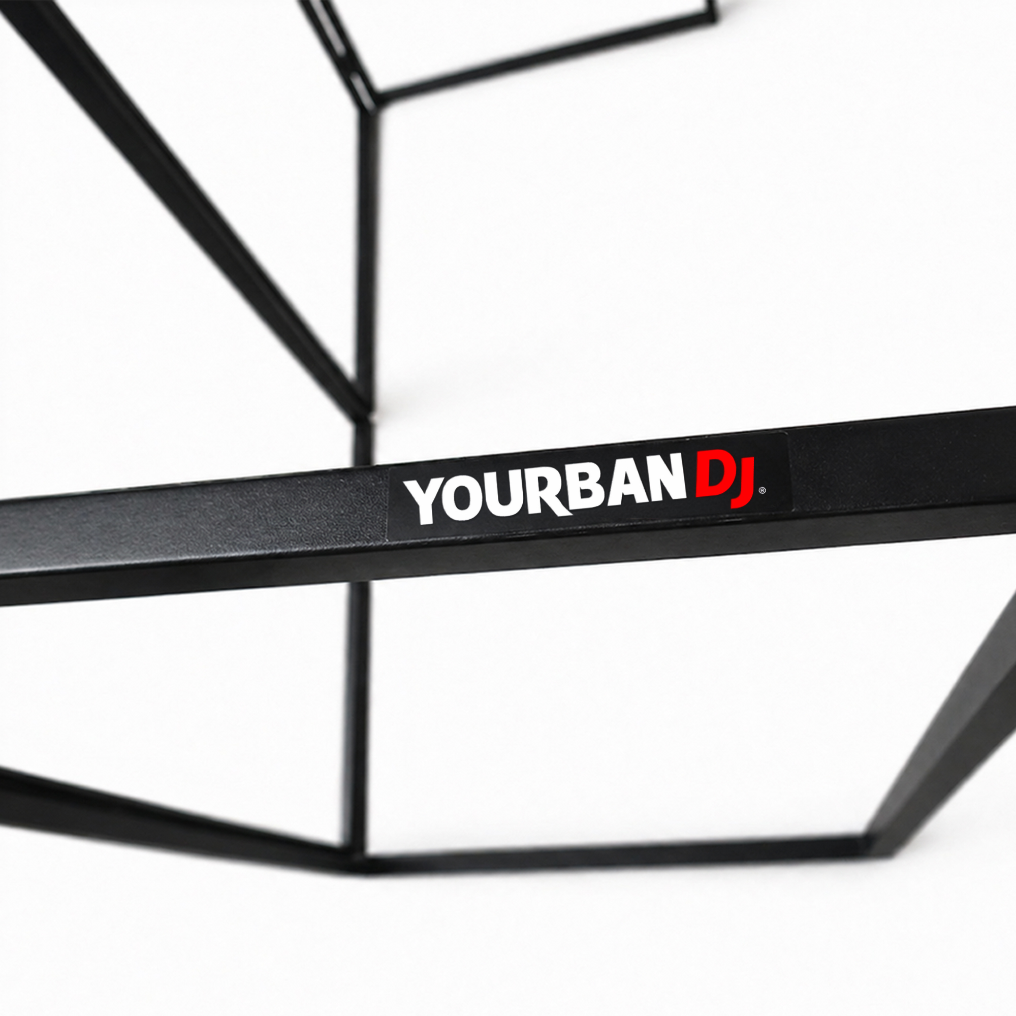 Yourban Kit Panneau Dj Noir + 2 Lycras + Housse - Stand & Support Dj - Variation 6