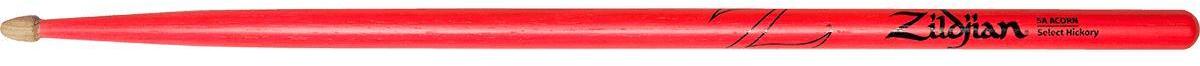 Baguette batterie Zildjian HICKORY 5A NEON ROSE