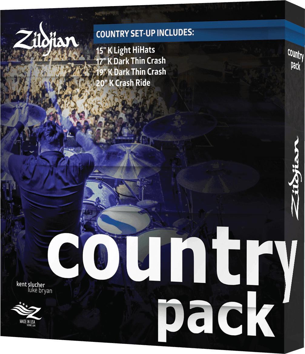 Pack cymbales Zildjian K0801C Série K Country Set