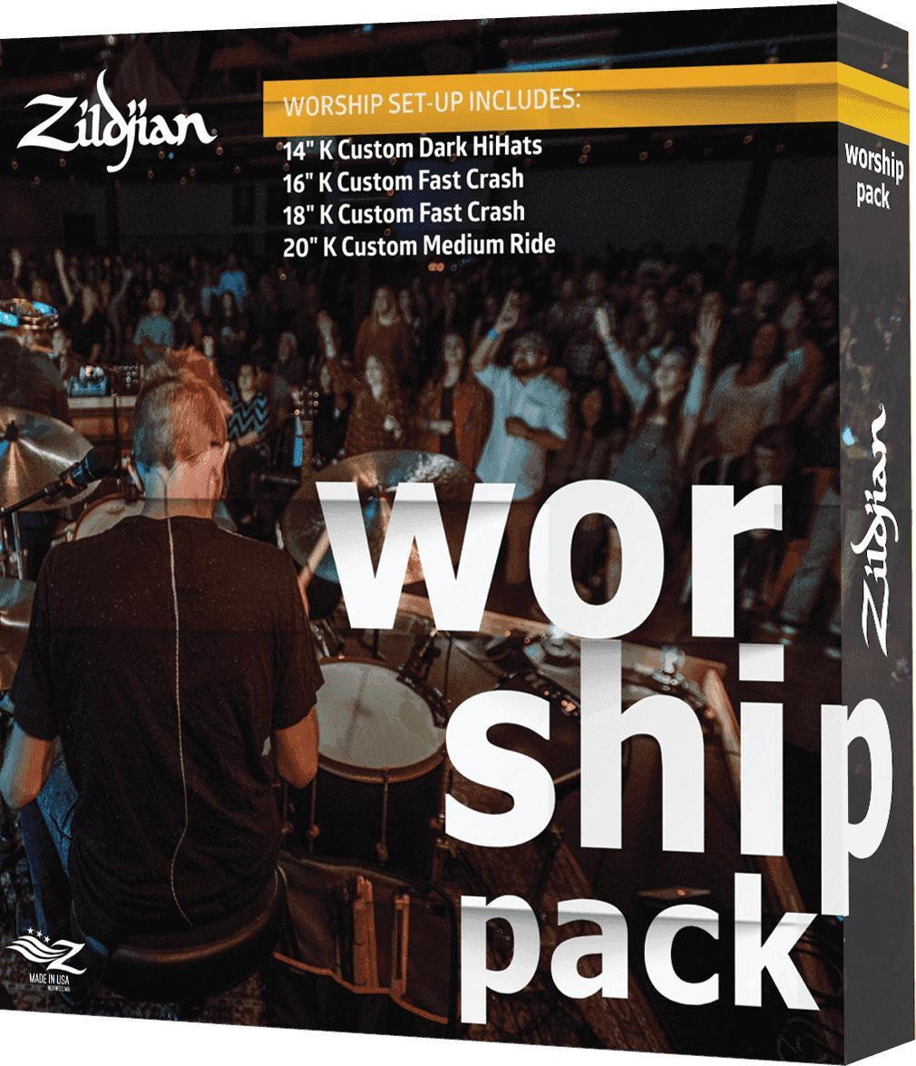 Pack cymbales Zildjian KC0801W Worship Série K