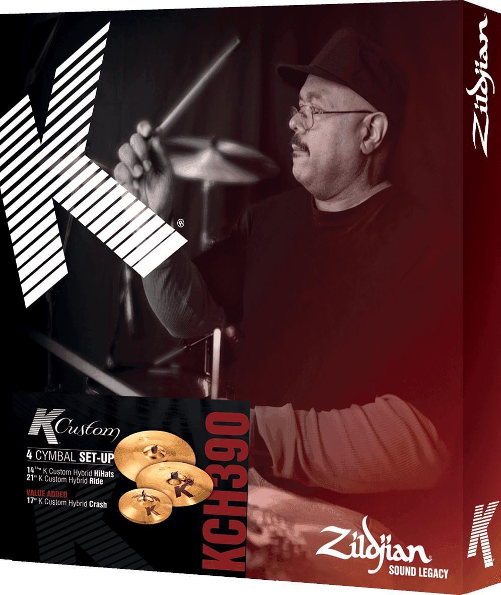 Pack cymbales Zildjian KCH390 K Custom Hybrid Set