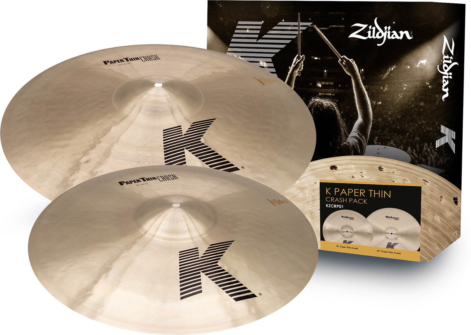 Zildjian Pack Set K Paper Thin 18-20 - Pack Cymbales - Main picture